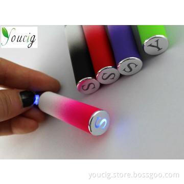 delicated ego y battery for electronic cigarette with various colors